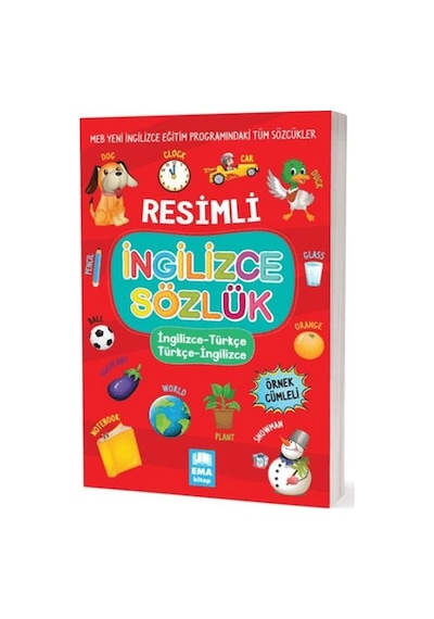 Resimli İngilizce - Türkçe Türkçe İngilizce Sözlük Örnek Cümleli