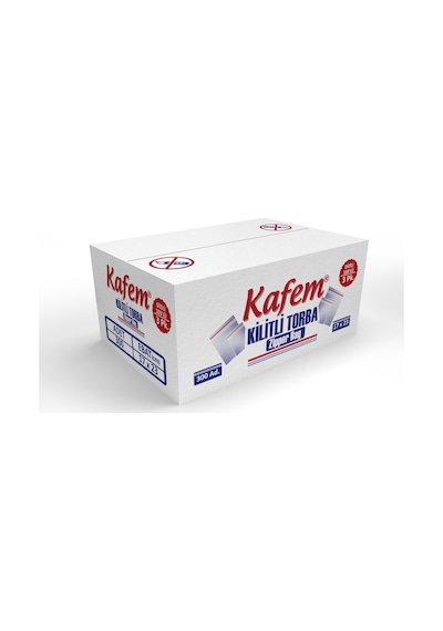 17 x 23 CM Kilitli Poşet / Naylon (1200 Adet ) - Kafem
