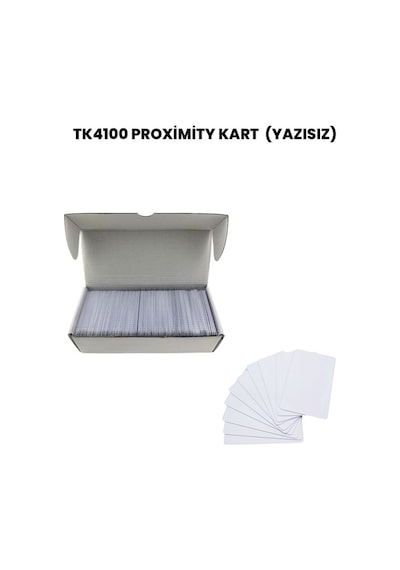 100 Adet Yazısız Tk4100 125 Khz Proximity Kart,manyetik Kart,kapı Geçiş Kontrol