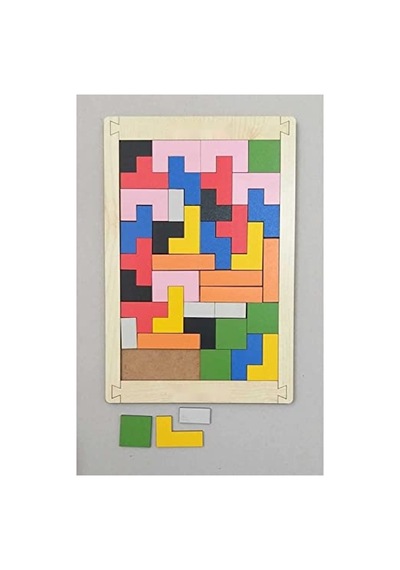 Ahşap Tetris Blok Oyunu