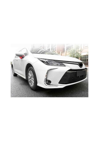 Toyota Corolla Uyumlu 2019-2022 Ön Sis Kaşı Nikelajı