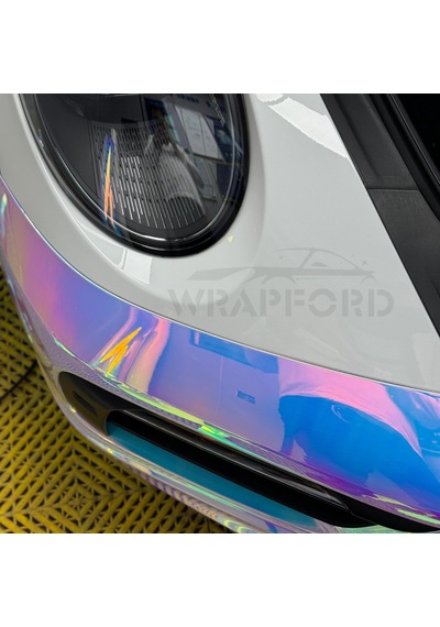 Hologram Araç Motor Kaplama Malzeme - Trim - Direk - Tavan Kaplama Kaliteli Folyo 152cm X 100cm Sarı