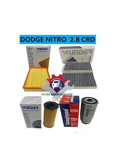 Dodge Nitro 2.8 Crd 177 Hp 07-12 Filtre Yağ Bakım Seti 492698430