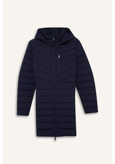 Defacto Defactofit Su İtici Regular Fit Kapüşonlu Şişme Parka Mont C6035ax25wnnv251 Lacivert-nv251