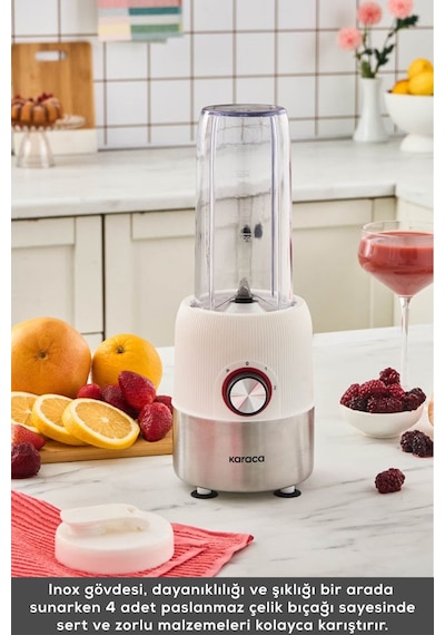 Karaca Blend Ve Rush Inox 500 W Personal Kişisel Smoothie Blender
