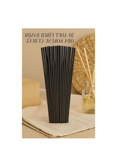 Doğal Bambu Oda Kokusu Yedek Çubuk - 30 Adet, 24 Cm Uzunluğunda Acıbadem