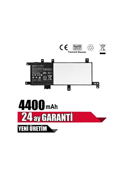 Asus Uyumlu X542Uq X542Ur X542Ua X542Ba X542Bp X542Un Batarya Pil C21N16