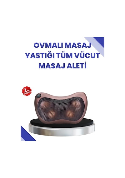 8 Toplu Derin Yoğurma Masaj Yastığı Ev Ve Araç Kullanımına Uygun Gri