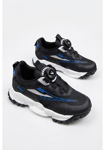 Vicco Tora Siyah Anatomik Akıllı Bağcıklı Sneaker Erkek Çocuk Ayakkabı 346.f26k.137