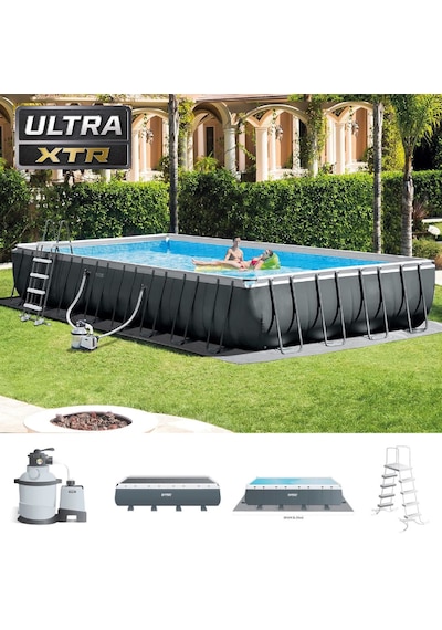 İntex 26378 975 x 488 x 132 CM Ultra Xtr Prefabrik Aile Havuzu Deluxe Set