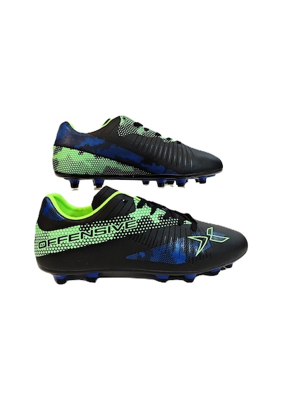 Kinetix Hyde Ag Siyah-yeşil Krampon Çim Saha Futbol Ayakkabı Siyah