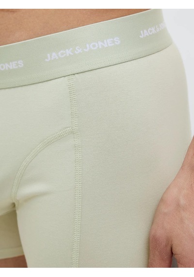 Jack & Jones Jactom Bamboo Erkek 3 Lü Set Yeşil Mavi Siyah Boxer 12277176 Çok Renkli