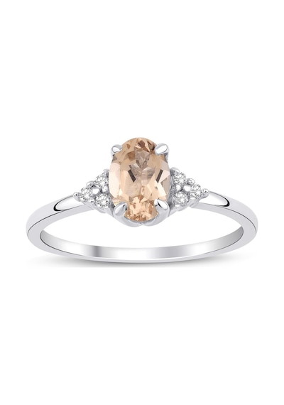 Morganite Oval Tektaş Yüzük