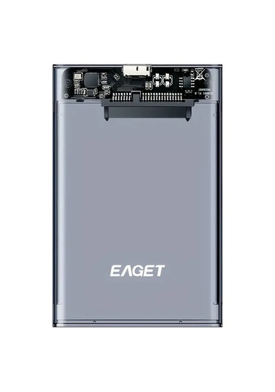 Eaget 6.35 Cm Harici Kasa, Usb 3.0 Sata Taşınabilir Şeffaf