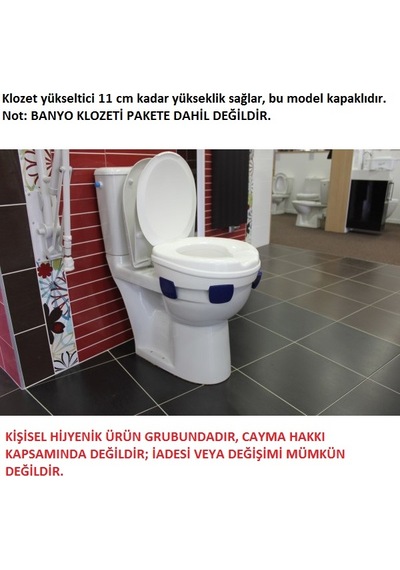 Kapaklı Klozet Yükseltici Herdegen. 11 Cm Yükseklik Sağlar