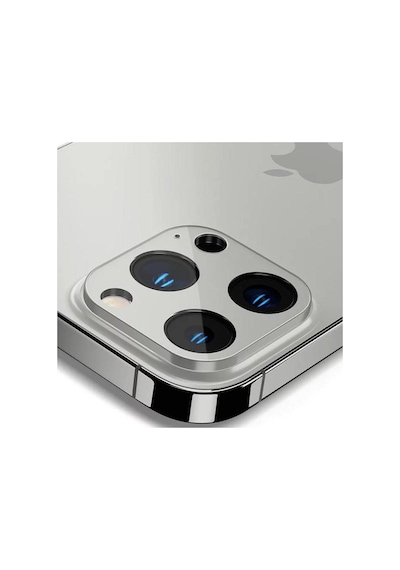 Spigen Apple Uyumlu iPhone 13 Pro Max / Apple Uyumlu iPhone 13 Pro İle Uyumlu Kamera Lens Cam Ekran Koruyucu Glas.tr Optik 2 Adet Silver