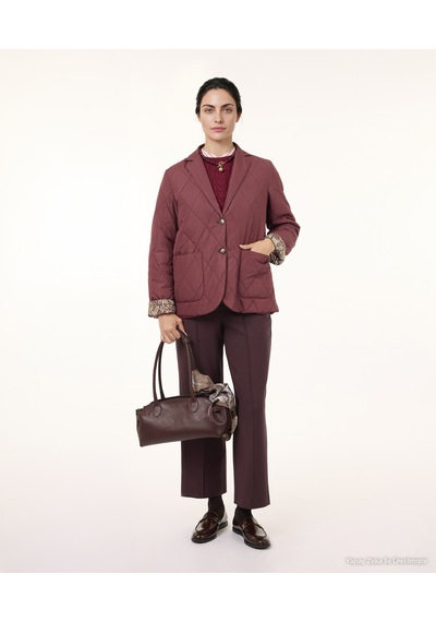 Yargıcı Regular Ceket Yaka Uzun Kol Mont 26kkmt5019x 016 Bordo