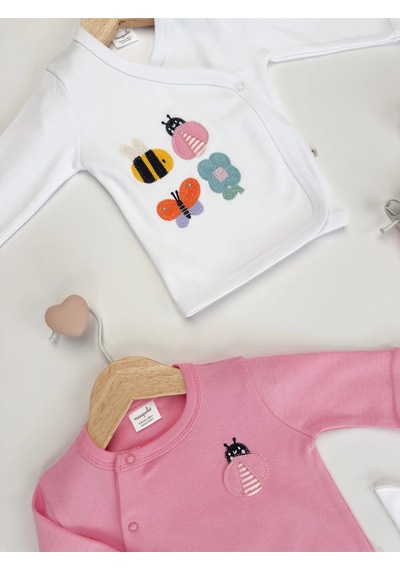 Sezgibaby Ayaş 10 Parça Erkek Yenidoğan Hastane Çıkışı Hediye Seti Beyaz