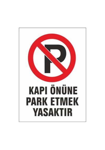 Park Yasak Levhaları 5 Adet