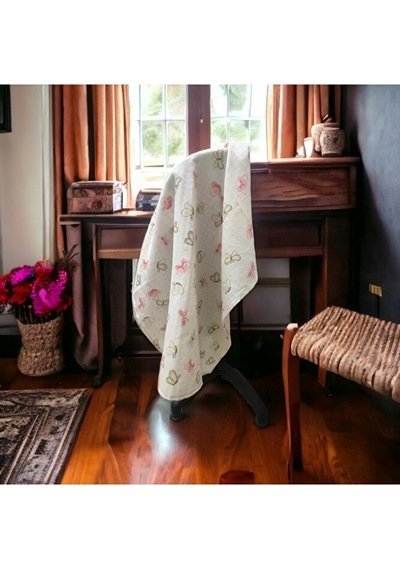 Çok Amaçlı Bebek Müslin Bezi Battaniye 72 Cm X 72 Cm