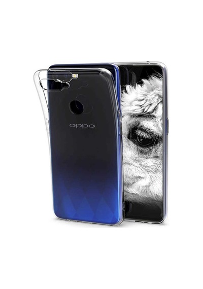 Kilifone - Oppo Ax7 Uyumlu - Kılıf Şeffaf Soft Slim Fitt Süper Silikon Kapak - Şeffaf