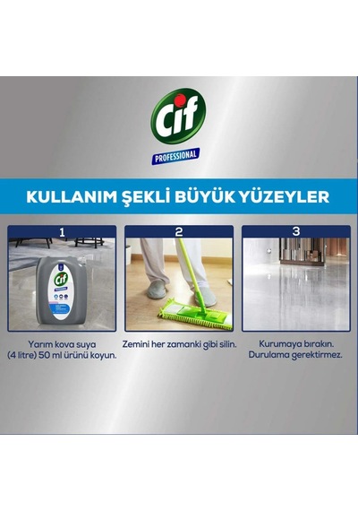 Cıf Pro Yuzey Temızleyıcı 5 Lt Tekli