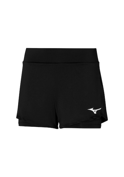 Mizuno Flex Kadın Tenis Şort Siyah Çok Renkli