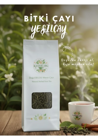 Yeşil Çay 500gr Doğal Kurutulmuş, Katkısız