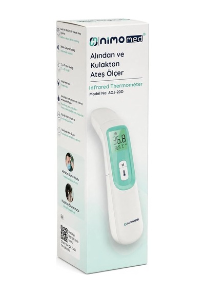 Med Alından Ve Kulaktan Ateş Ölçer, Model Aoj-20d, Infrared Termometre