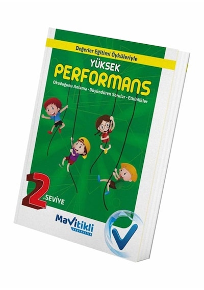 Mavitikli Yayınları 2.seviye Okuduğunu Anlama Yüksek Performans