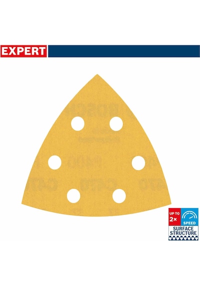 Bosch Expert 93x93 Mm 400 Kum Üçgen Zımpara Kağıdı 5'li 2608900831