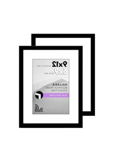 9x12 İnç Siyah Resim Çerçevesi Seti