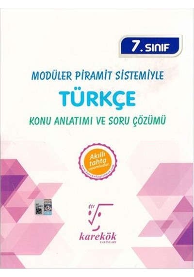 7 Sınıf Mps Türkçe Konu Anlatımı Ve Soru Çözümü Karekök Yayınları