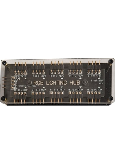 Rgb 10 Port Hub 12v 4-pin Fanlar Ve Soğutucu İçin Aura Sync Rgb Adaptörü
