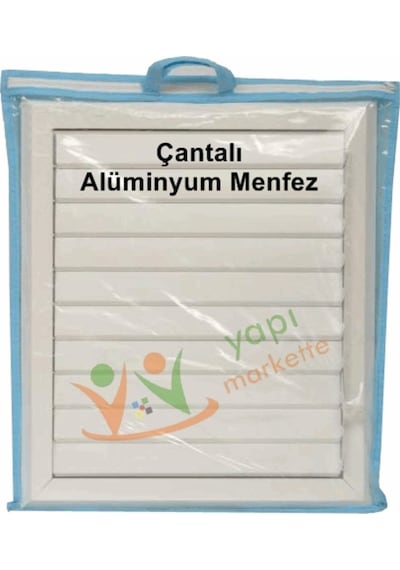 Ecovent Beyaz Alüminyum Menfez, Panjur Banyo Ve Wc Havalandırma (413591714)