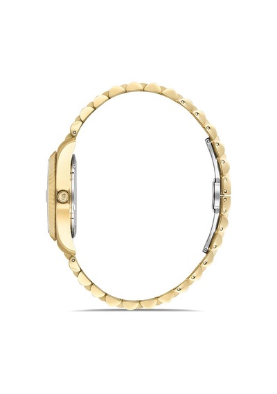 Inspıratıon Jwl04121 Sellita Sw100, 25 Jewels Otomatik Mekanizmalı, Swiss Made Kadın Kol Saati Altın Rengi