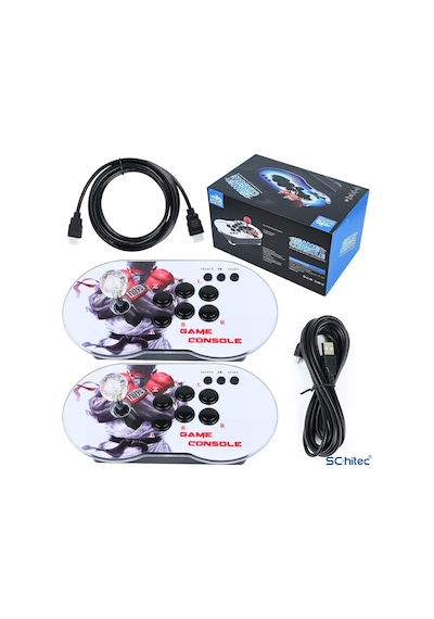 Schitec 4k Arcade Oyun Konsolu Pandora 10000 Retro Oyunlu 2 Oyuncu Joystick