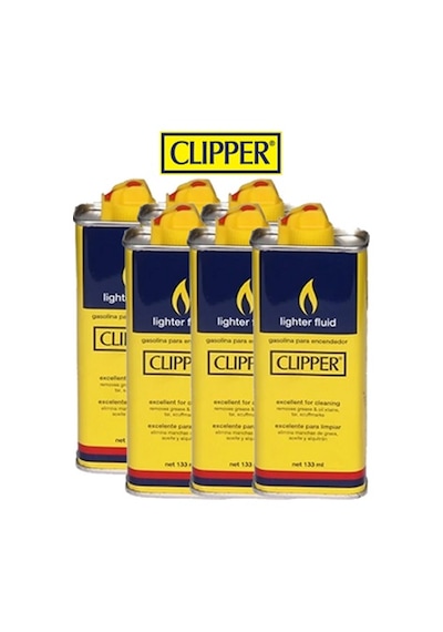 Clipper Dallas Home Clipper Lighter Fluid Çakmak Benzini 6 x 133 ML