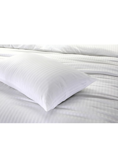 Mulberry Çift Kişilik Nevresim Takımı Pamuk Saten Çizgili %100 Pamuk 200x220 Krem