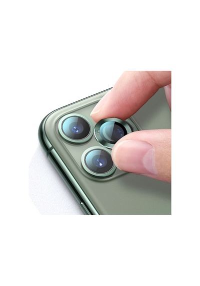 Ally iPhone Uyumlu 11 Pro-11 Pro Max Kamera Lens Koruyucu Aluminium 3 Adet- 5775 Gümüş