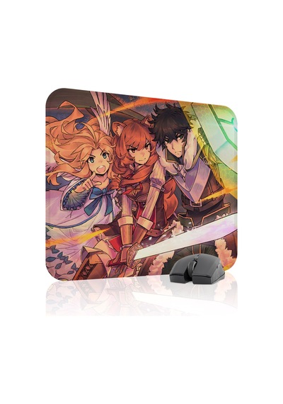 The Rising Of The Shield Hero Dikişli Kauçuk Oyuncu Mousepad V4 - 48x40 Xl Gaming Mouse Pad