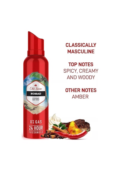Old Spice Nomad Erkek Deodorant Vücut Spreyi 140ml