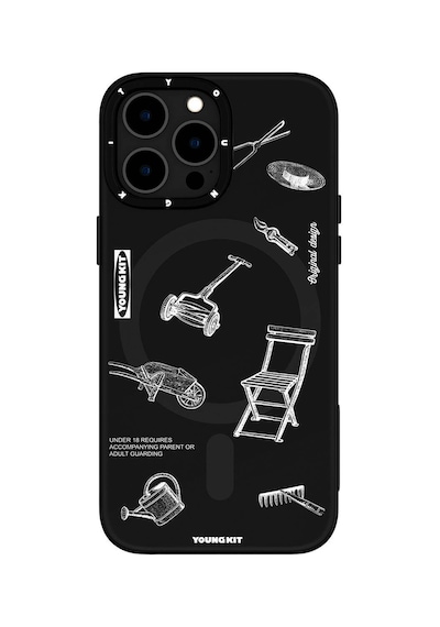 Apple Uyumlu iPhone 14 Pro Max Kılıf Magsafe Şarj Özellikli Desenli Youngkit Plaything Serisi Kapak