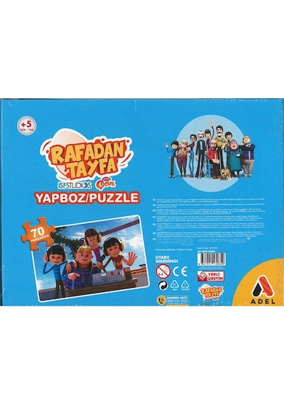 Adeland Rafadan Tayfa Kutulu 70 Parça Puzzle