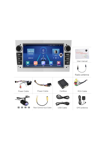 Opel Corsa Astra H Vectra Zafira Android Multimedya4gb/64gb Carplay Ips Ekran + Kamera