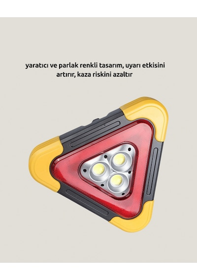 Usb Şarjlı Çok Modlu Acil Muratech - 69 Durum Feneri