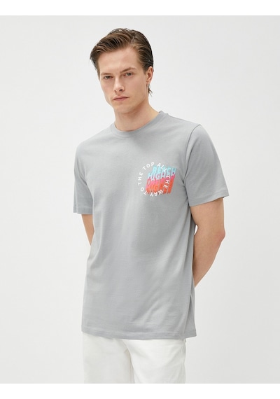 Koton Slogan Baskılı Tişört Bisiklet Yaka Kısa Kollu Pamuklu Gri 3Sam11108Hk 3Sam11108Hk024 Gri Koton Slogan Baskılı Tişört Bisiklet Yaka Kısa Kollu Pamuklu Gri 3Sam11108Hk 3Sam11108Hk024 Gri