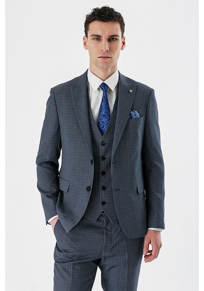 İmza Koyu Lacivert Desenli Kırlangıç Yaka Yelekli 6 Drop Slim Fit Dar Kesim Klasik Takım Elbise 1001240157-koyu Lacivert Koyu Lacivert İmza Koyu Lacivert Desenli Kırlangıç Yaka Yelekli 6 Drop Slim Fit Dar Kesim Klasik Takım Elbise 1001240157-koyu Lacivert Koyu Lacivert