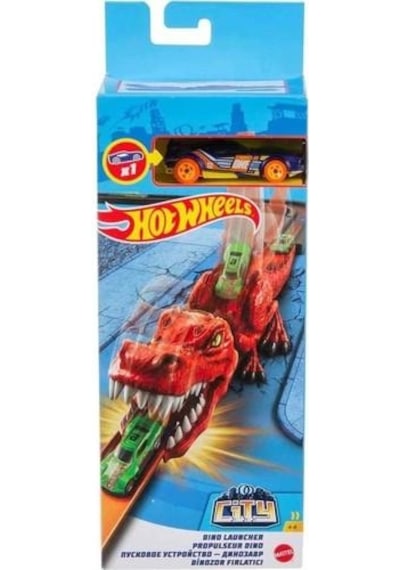 Hot Wheels Vahşi Fırlatıcılar Serisi Kırmızı Dinazor GVF41 GVF42