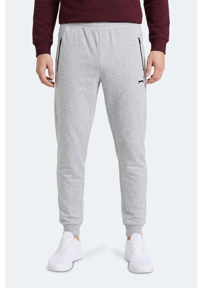 Slazenger Fernon Erkek Cepli Gri Eşofman Altı